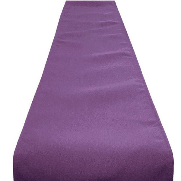 Purple Soft Cotton Linen Feel Table Runners