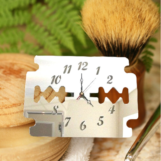 Razor Shaped Clocks - Many Colour Choices