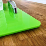 Rectangular Serving Tray with Handle - Lime Green
