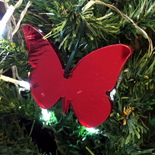 Butterfly Christmas Tree Decorations