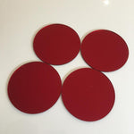 Circular Tiles  - Red Mirror
