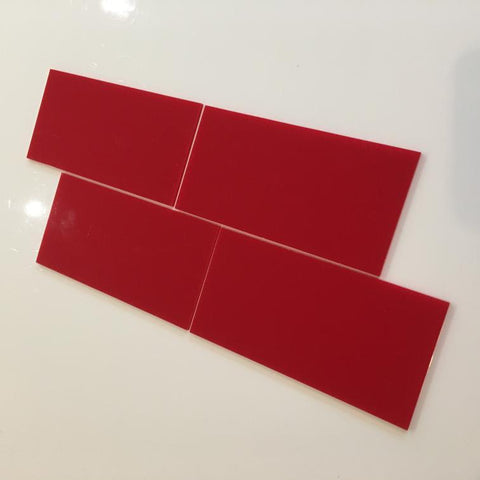Rectangular Tiles - Red