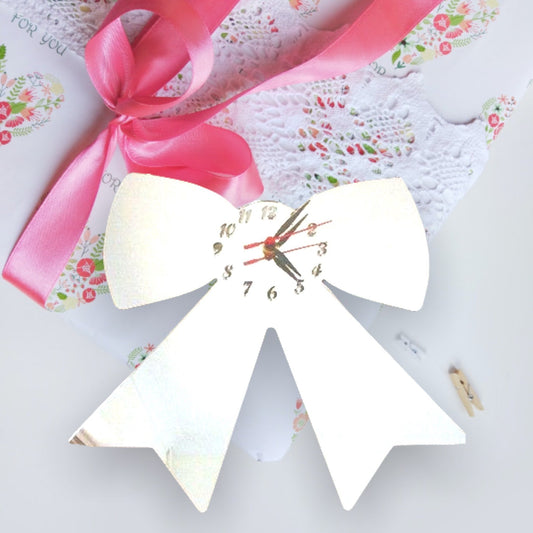 Ribbon Shaped Clocks - Many Colour Choices