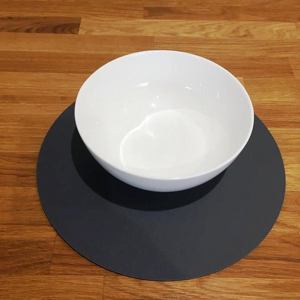 Round Placemat Set - Graphite Grey