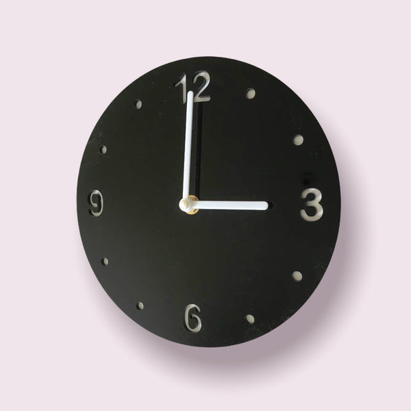 Round Shaped Two Colour Clocks - Many Colour Choices