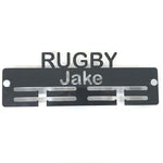 Personalised "Rugby" Medal Hanger