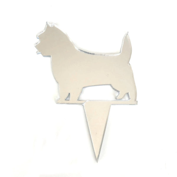 Scottie Dog Shaped Cake Toppers