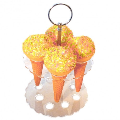 4 or 8 Dual Ice Cream Cone Party Stand