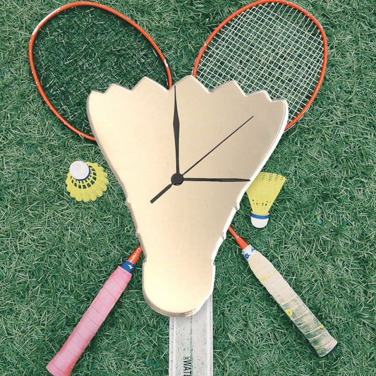 Shuttlecock Shaped Clocks - Many Colour Choices