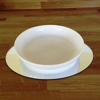 Oval Placemat Set - Mirrored