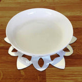 Snowflake Shaped Placemat Set - Mirrored