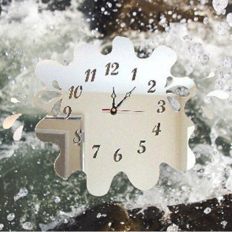 Splashes out of Puddle Shaped Clocks - Many Colour Choices