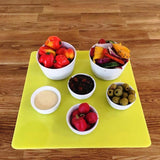 Square Serving Mat/Table Protector - Yellow Gloss