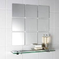 Square Tiles - Silver Mirror