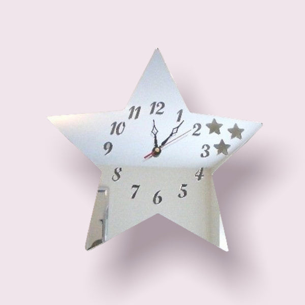 Stars out of Star Shaped Clocks - Many Colour Choices