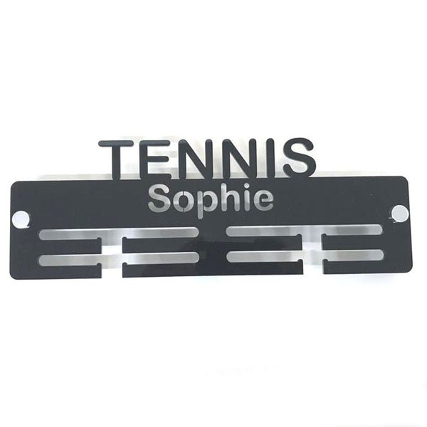 Personalised "Tennis" Medal Hanger