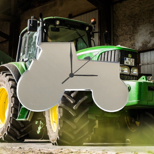 Tractor Shaped Clocks - Many Colour Choices