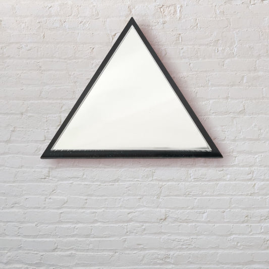 Triangular Shaped Mirrors with a Colour Frame of your choice & Hooks