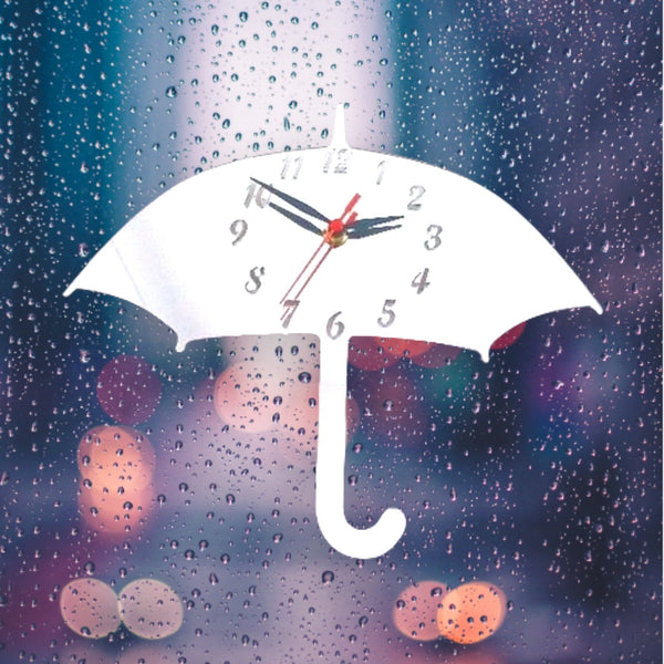 Umbrella Shaped Clocks - Many Colour Choices