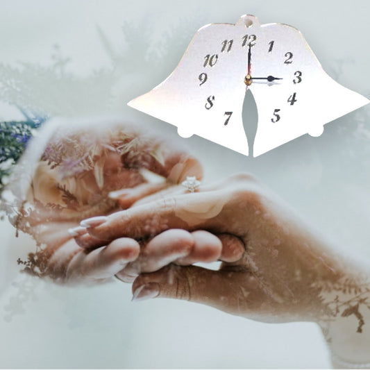 Bells Shaped Clocks - Many Colour Choices