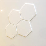 Hexagon Tiles - White