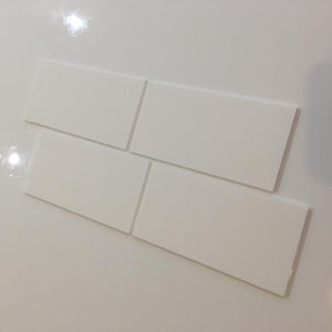 Rectangular Tiles - White