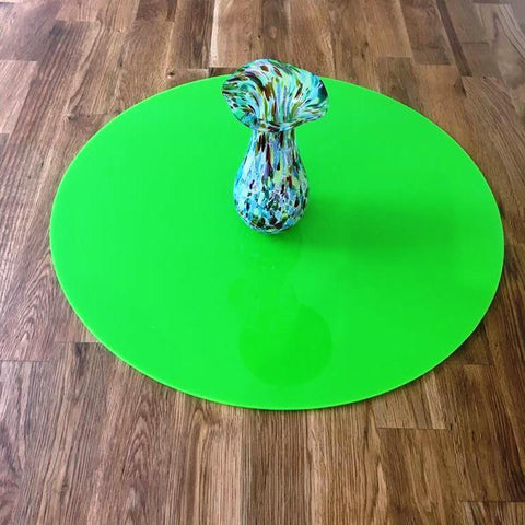 Round Worktop Saver - Lime Green