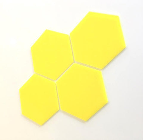 Hexagon Tiles - Yellow
