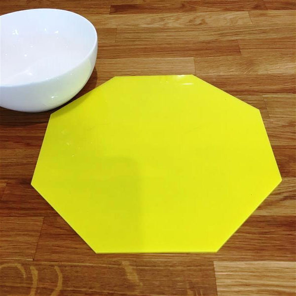 Octagonal Placemat Set - Yellow