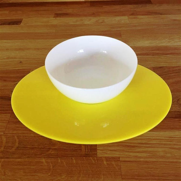 Oval Placemat Set - Yellow